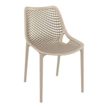 Καρέκλα πολυπροπυλενίου σε dove grey χρώμα 50x60x82 εκ. AIR SIESTA