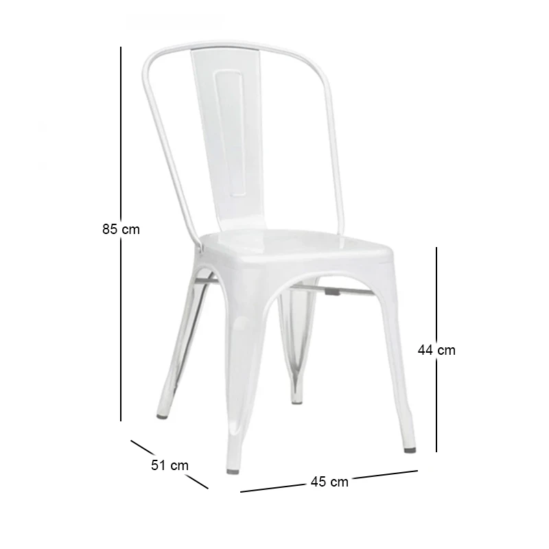 RELIX Chair Steel White