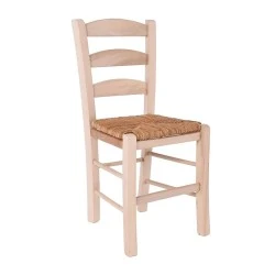 SKIROS Chair Unpainted with Rush Seat SKIROS Chair Unpainted with Rush Seat