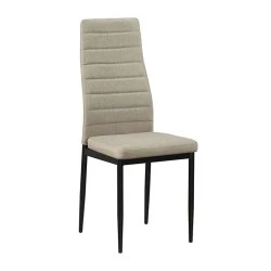 JETTA Chair Dark Beige Fabric (Black paint) JETTA Chair Dark Beige Fabric (Black paint)