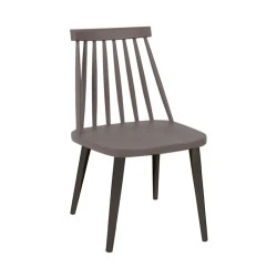LAVIDA Chair Metal Black/PP Sand Beige LAVIDA Chair Metal Black/PP Sand Beige