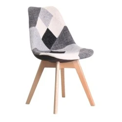 MARTIN Chair Fabric Patchwork B&W MARTIN Chair Fabric Patchwork B&W