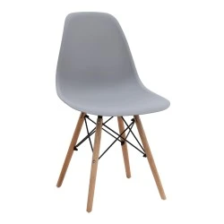 Nova Megapap PP dining chair in grey color 46x51x80cm. Nova Megapap PP dining chair in grey color 46x51x80cm.