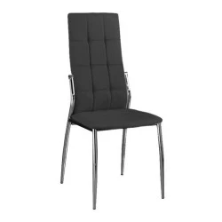 PRIMA Chair K/D Chromed Frame/Black Pu PRIMA Chair K/D Chromed Frame/Black Pu