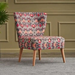 Viola Megapap fabric chair multicolor 65x57x80cm. Viola Megapap fabric chair multicolor 65x57x80cm.