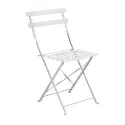 ZAPPEIOU Pantone Folding Chair Metal White ZAPPEIOU Pantone Folding Chair Metal White