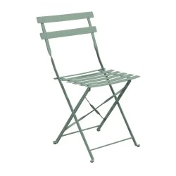 ZAPPEIOU Pantone Folding Chair Metal Sandy Green 5635C ZAPPEIOU Pantone Folding Chair Metal Sandy Green 5635C