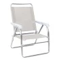Alu Megapap aluminum beach chair in white color 54x52x80cm.