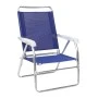 Alu Megapap aluminum beach chair in blue color 54x52x80cm.