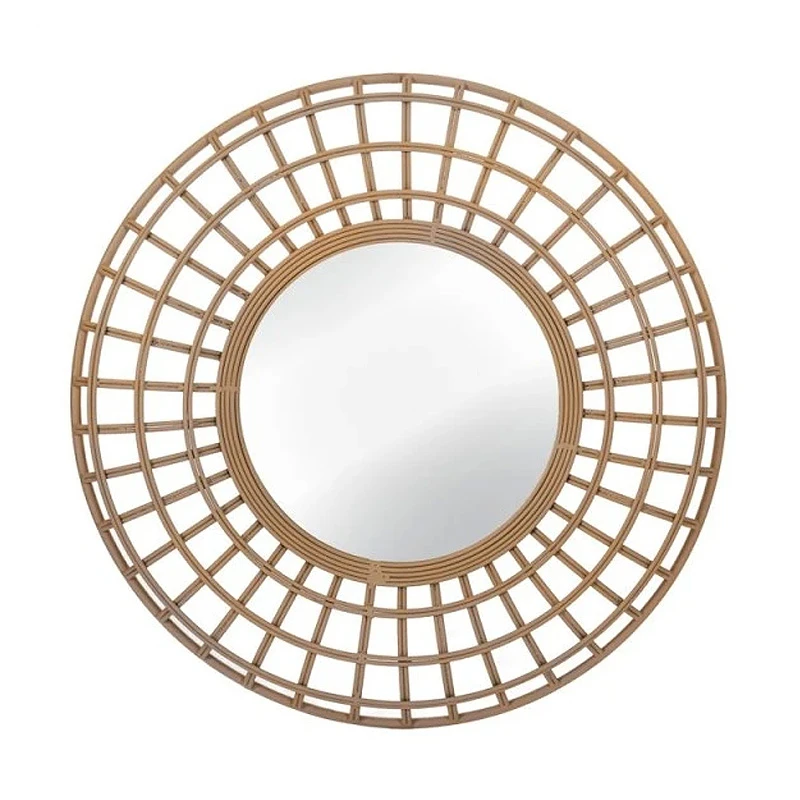 ROUND METAL WALL MIRROR D60X5.5CM