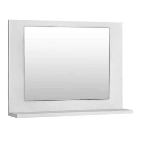 Devlin Megapap melamine bathroom mirror in white color 60x10x45cm.