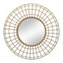ROUND METAL WALL MIRROR D90X7.5CM