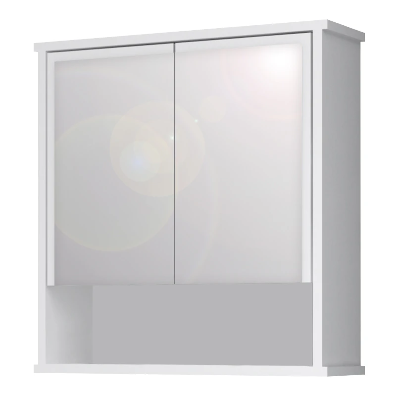 Delo Megapap melamine bathroom mirror in white color 62x17.5x60cm.