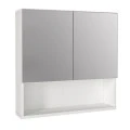 Καθρέπτης μπάνιου Trama Μegapap χρώμα λευκό 60x16,8x65εκ.