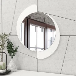 Sevilla Megapap melamine mirror in white color 59.2x2.2x69cm. Sevilla Megapap melamine mirror in white color 59.2x2.2x69cm.