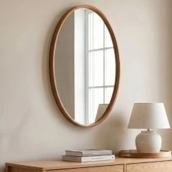 Cloudy Megapap wooden mirror in walnut color 45x4x60cm. Cloudy Megapap wooden mirror in walnut color 45x4x60cm.
