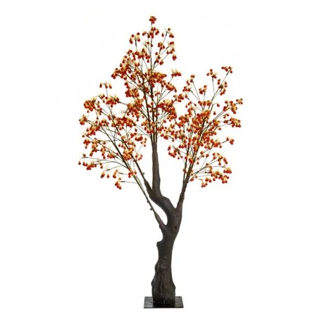 ILLUMINATED XMAS TREE 220CM WITH 3840 WARM WHITE LED ON METAL BASE 30X30CM