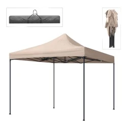 Bari Megapap folding gazebo, metal frame - waterproof fabric 420D, sand color, 3x3x3,10m. Bari Megapap folding gazebo, metal frame - waterproof fabric 420D, sand color, 3x3x3,10m.