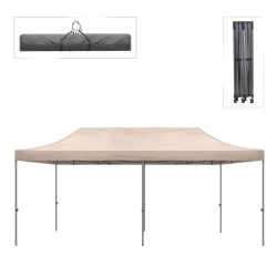 Bari Megapap folding gazebo, metal frame - waterproof fabric 420D, sand color, 3x6x3,27m. Bari Megapap folding gazebo, metal frame - waterproof fabric 420D, sand color, 3x6x3,27m.