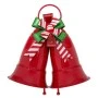 XMAS RED HANGING METAL BELLS 44X23,5X45CM