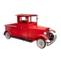 XMAS RED METAL TRUCK 310X122X150CM
