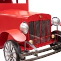 XMAS RED METAL TRUCK 310X122X150CM