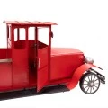 XMAS RED METAL TRUCK 310X122X150CM