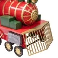 XMAS \nRED METAL TRAIN WITH WAGONS 260X90X130CM