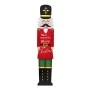 CHRISTMAS RED MDF NUTCRACKER WITH LED LIGHTS SHOP SIGN 25X2.5X120CM