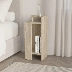 Κομοδίνο Elos Megapap δεξί χρώμα travertine 25x27x60εκ.