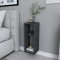 Sault Megapap melamine wall nightstand in anthracite color 23,2x22x59.6cm.