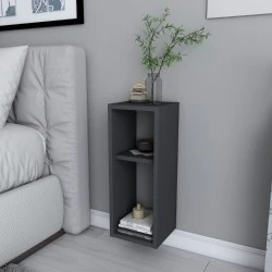 Sault Megapap melamine wall nightstand in anthracite color 23,2x22x59.6cm. Sault Megapap melamine wall nightstand in anthracite color 23,2x22x59.6cm.