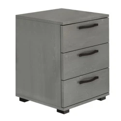 Roco Megapap melamine night stand in concrete grey color 40x39x57cm. Roco Megapap melamine night stand in concrete grey color 40x39x57cm.