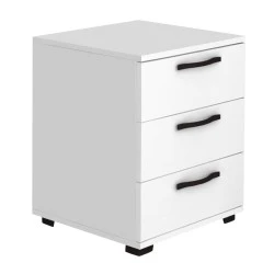 Roco Megapap melamine night stand in white color 40x39x57cm. Roco Megapap melamine night stand in white color 40x39x57cm.