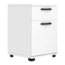 Veto Megapap melamine night stand in white color 40x39x57cm. Veto Megapap melamine night stand in white color 40x39x57cm.