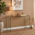 GLASSER Clear Console/Desk 120x60x75cm
