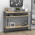 Κονσόλα New Smart Megapap χρώμα oak 120x33x90εκ.