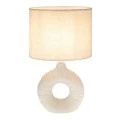 CRΘME CERAMIC LAMP WITH CRΘME HAT 43CM