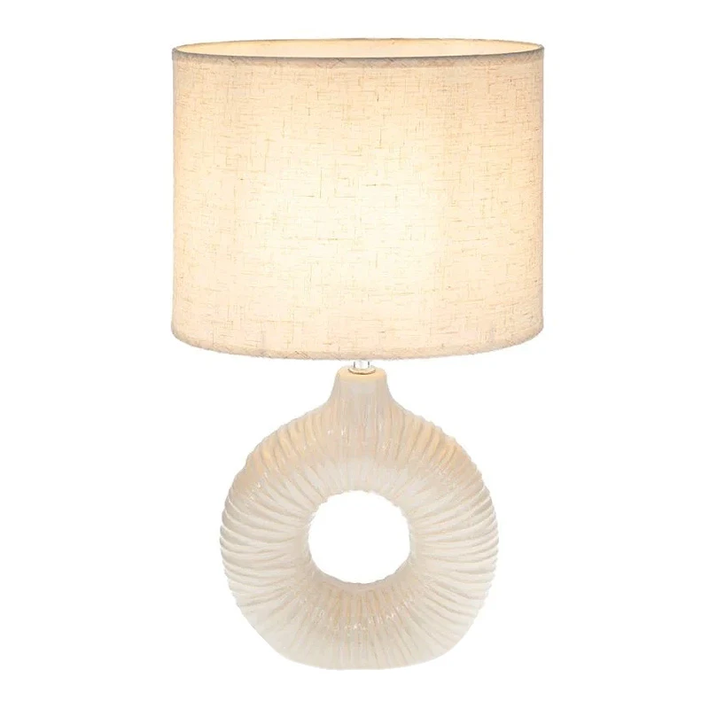 CRΘME CERAMIC LAMP WITH CRΘME HAT 43CM