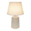 CRΘME CERAMIC LAMP WITH CREAM HAT 60CM