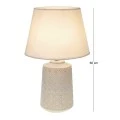 CRΘME CERAMIC LAMP WITH CREAM HAT 60CM