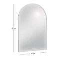 CRΘME METAL ARCH MIRROR 40X60CM