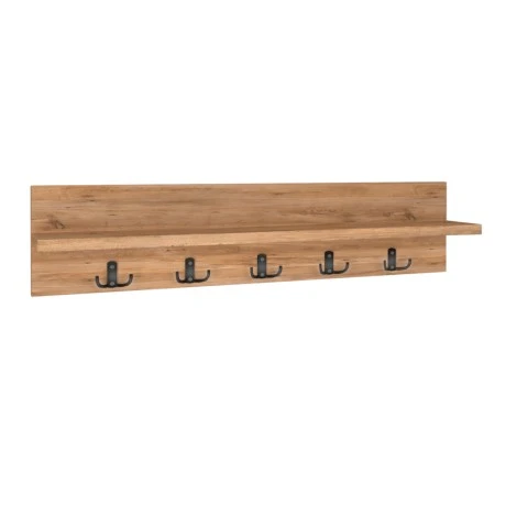 Κρεμάστρα τοίχου Kery Megapap χρώμα pine oak 80x11x18εκ.