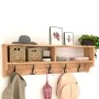 Ottila Megapap melamine wall hanger in pine oak color 120x22x37cm.