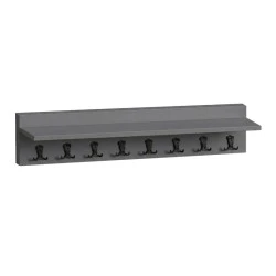 Kery Megapap melamine wall hanger in anthracite color 100x12x20cm. Kery Megapap melamine wall hanger in anthracite color 100x12x20cm.