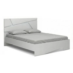 Efes Megapap melamine bed in white color 160x200cm. Efes Megapap melamine bed in white color 160x200cm.