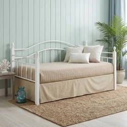 VINCENT Daybed 90x190 Metal White/Wood White VINCENT Daybed 90x190 Metal White/Wood White