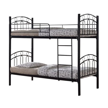 DECKER Double Deck Bed 90x200 Metal Black