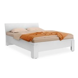 Robin Megapap melamine bed in white 160x200cm. Robin Megapap melamine bed in white 160x200cm.