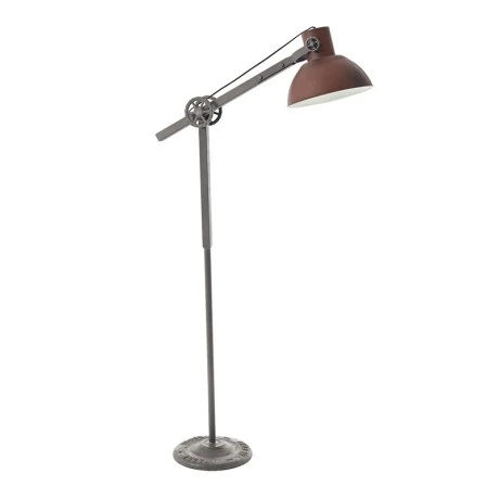 INDUSTRIAL WOODEN FLOOR LAMP WITH RUSTY LOOK 30X65X145CM